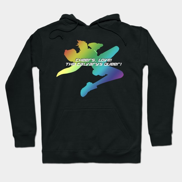 Tracer LGBT - Cheers, Love! The Calvary's Queer! Hoodie by daniellecaliforniaa